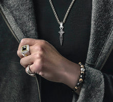 Load image into Gallery viewer, The Grand Signet Ring<br>Diamonds / Onyx & Mixed Metals