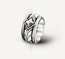 Load image into Gallery viewer, Dragon Scale Band<br>in Sterling Silver