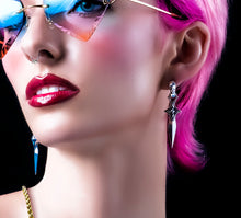 Load image into Gallery viewer, Star Dagger Earrings<br>in Sterling Silver