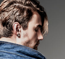 Load image into Gallery viewer, Crown Stud Earrings<br>in Sterling Silver