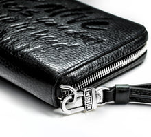 Load image into Gallery viewer, You're Alive Branded Black Leather Wallet
