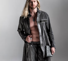 Load image into Gallery viewer, You're Alive Branded Black Leather Wallet