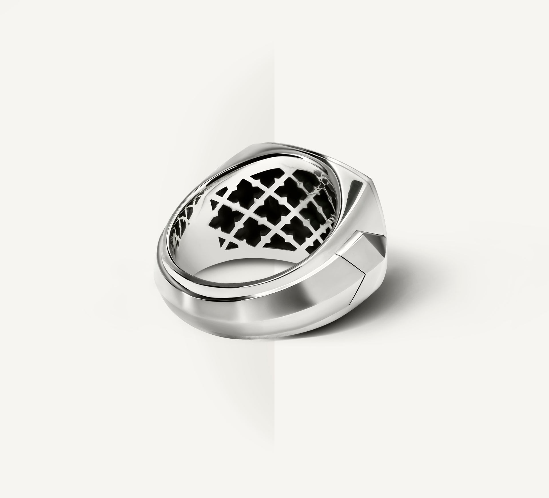 Arrow Signet Ring<br>w/Exotic Pietersite Stone