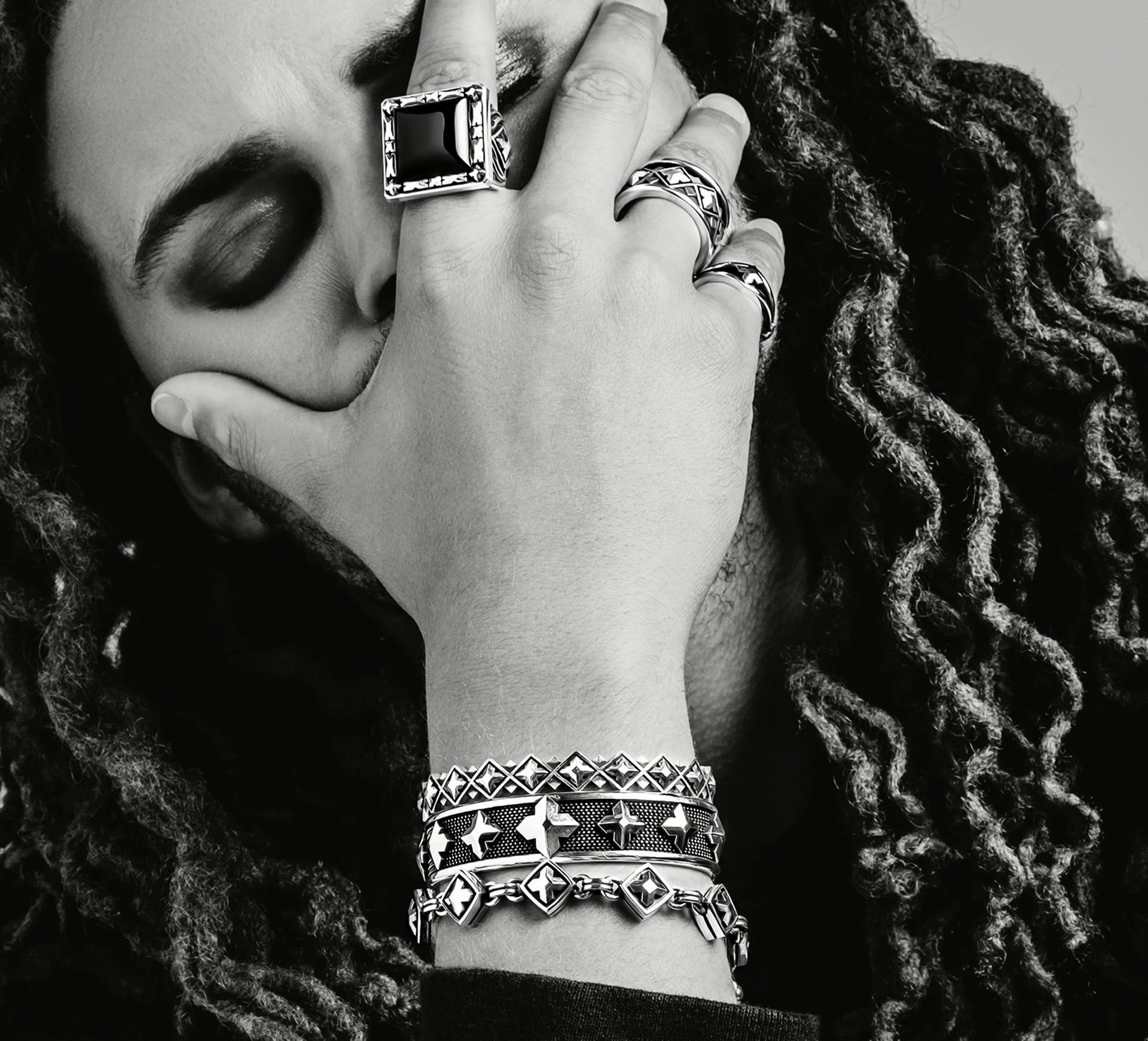 Phoenix Cuff / Sterling Silver