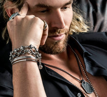 Load image into Gallery viewer, 10mm Signature Link Bracelet&lt;br&gt;Sterling Silver
