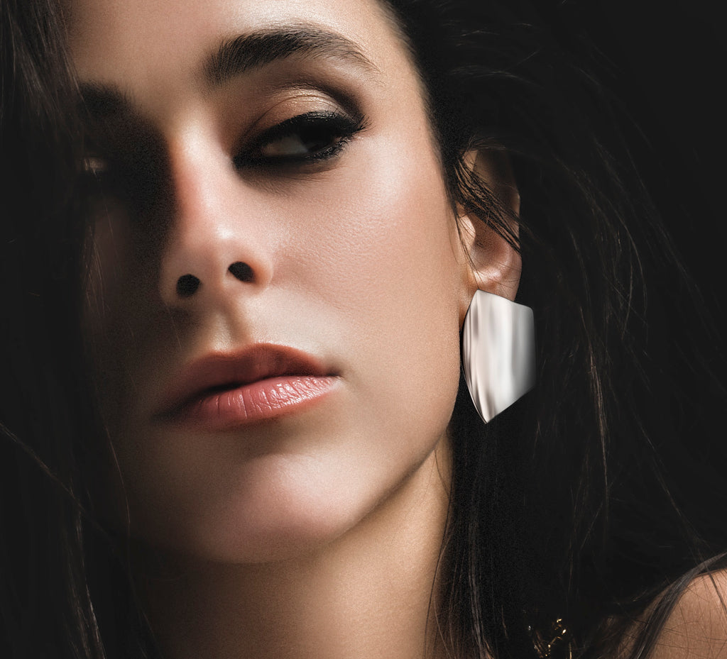 Water Earrings / Sterling Silver