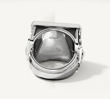 Load image into Gallery viewer, Fire &amp; Ice Signet Ring<br>Sterling Silver / Black Onyx
