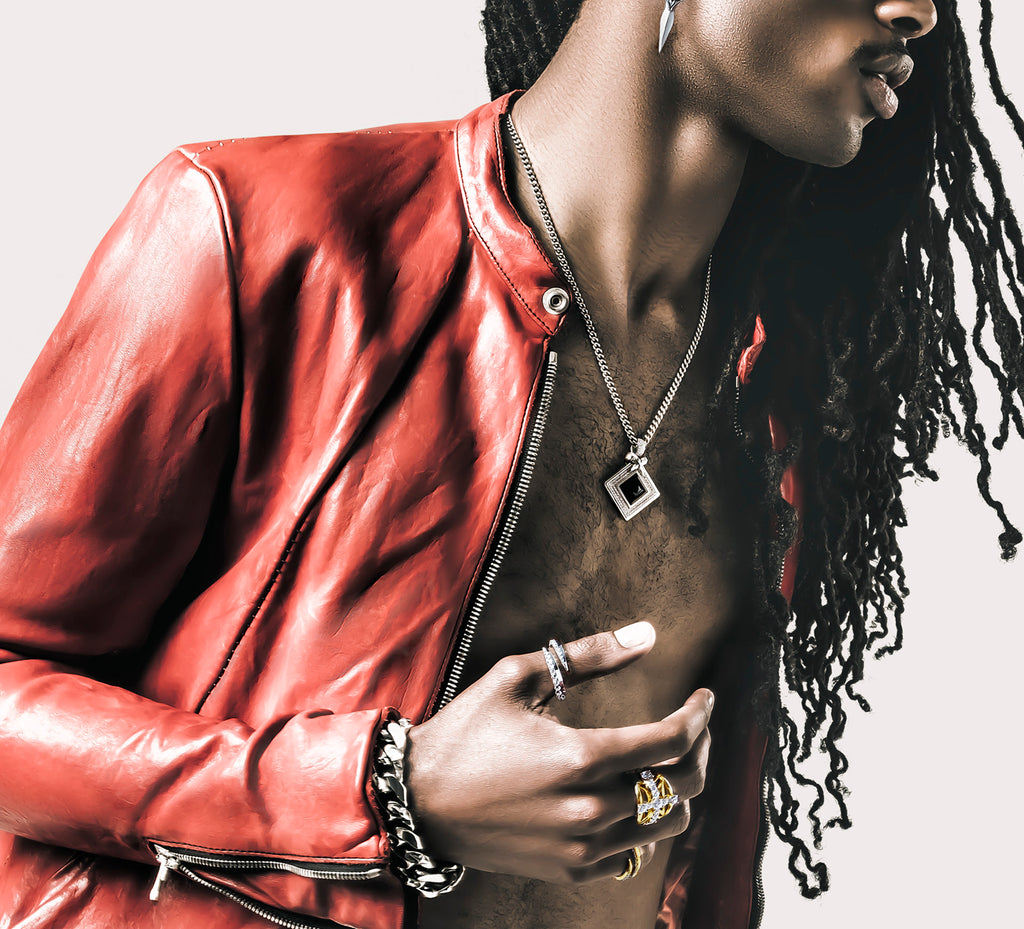 Crossfire Ring / 14K Gold<br>w/Diamond Cross