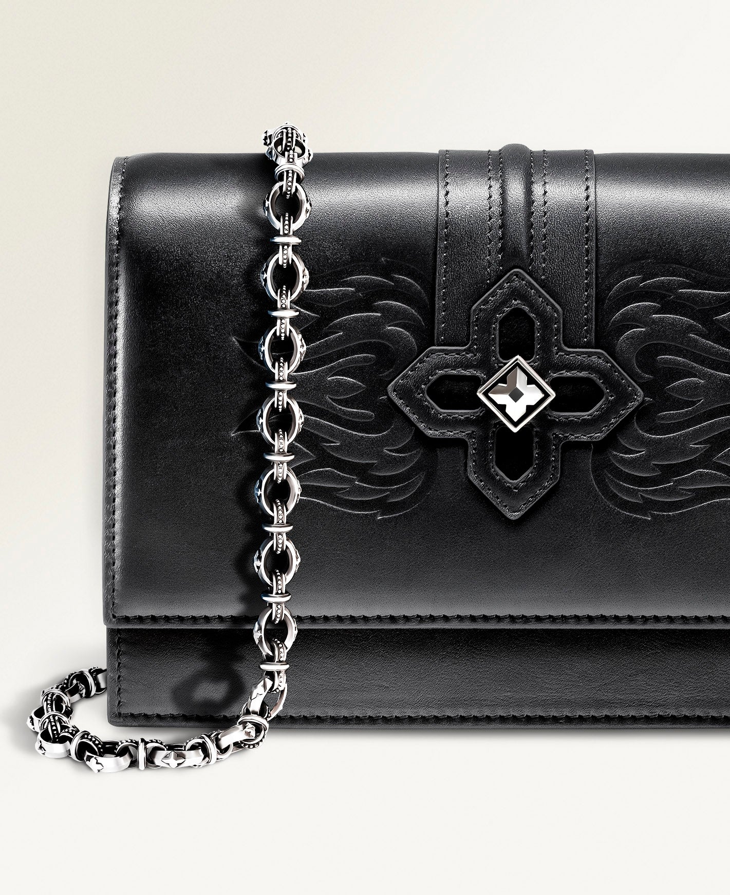 Fire & Ice / Midnight Black Purse
