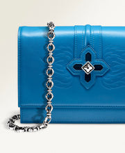 Load image into Gallery viewer, Fire &amp; Ice / Scuba Blue Purse
