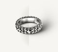 Multi Crown Stacker<br>Band Ring in Sterling Silver