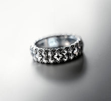 Load image into Gallery viewer, Multi Crown Stacker&lt;br&gt;Band Ring in Sterling Silver
