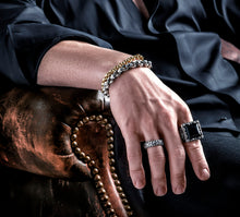 Load image into Gallery viewer, Multi Crown Stacker&lt;br&gt;Band Ring in Sterling Silver
