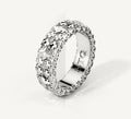 Double Crown Stacker Ring<br>in Sterling Silver