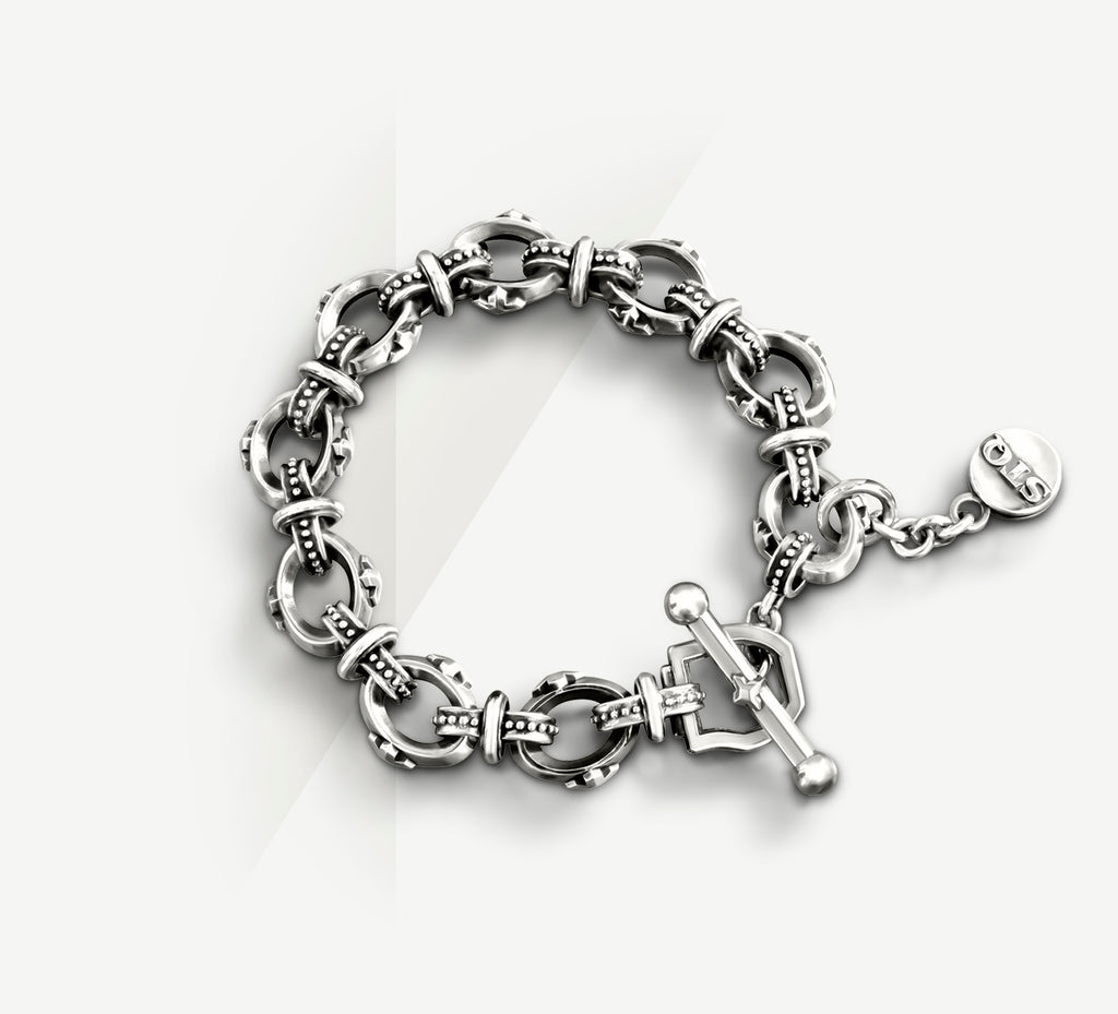 10mm Signature Link Bracelet<br>Sterling Silver