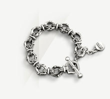 Load image into Gallery viewer, 10mm Signature Link Bracelet&lt;br&gt;Sterling Silver
