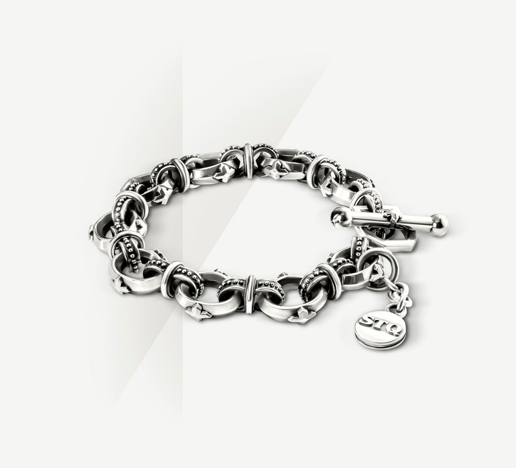 10mm Signature Link Bracelet<br>Sterling Silver