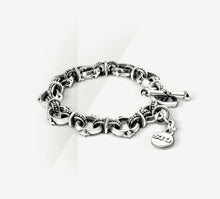 Load image into Gallery viewer, 10mm Signature Link Bracelet&lt;br&gt;Sterling Silver
