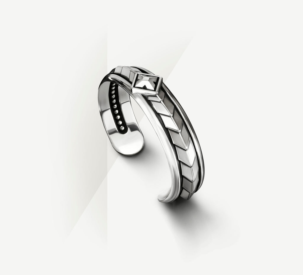 Dragon Scale Cuff<br>Sterling Silver