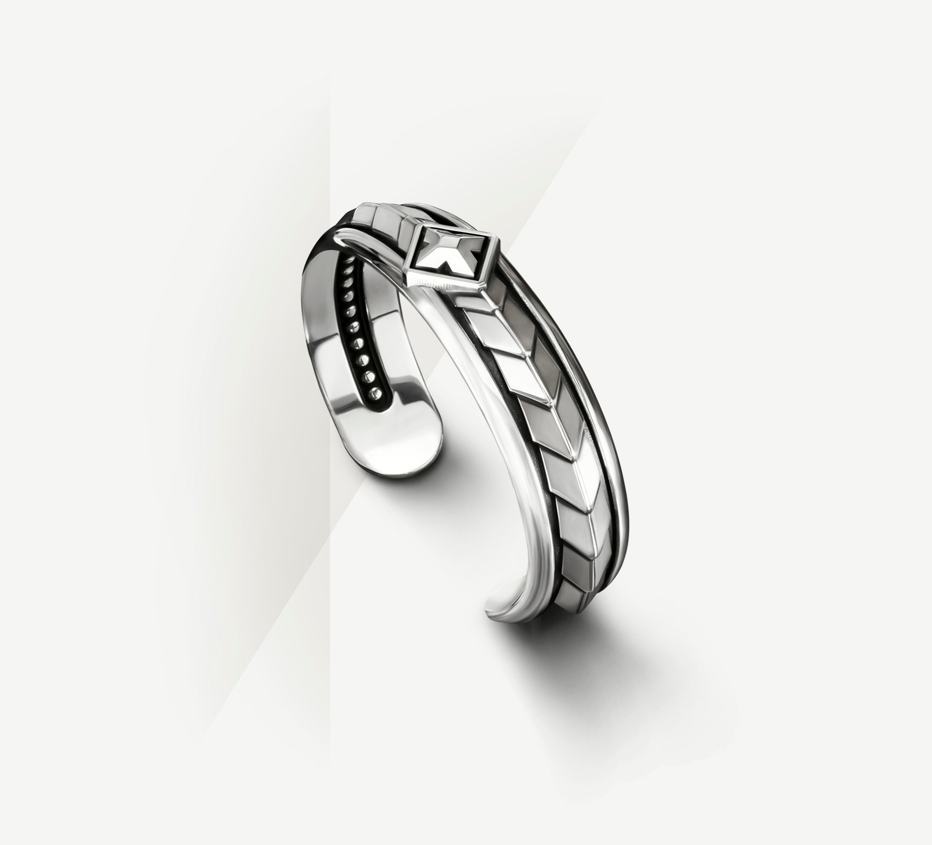 Dragon Scale Cuff<br>Sterling Silver