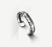 Load image into Gallery viewer, Dragon Scale Cuff&lt;br&gt;Sterling Silver
