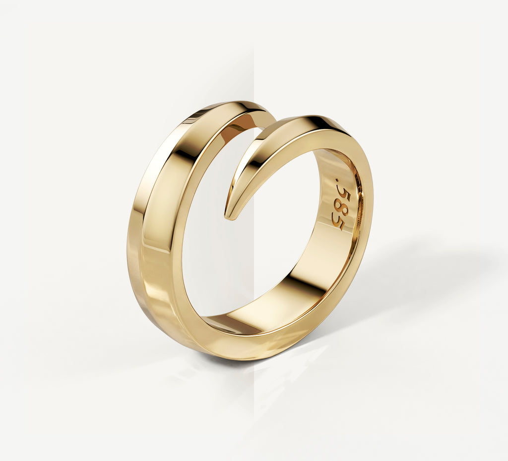 Talon Ring / 14K Yellow Gold