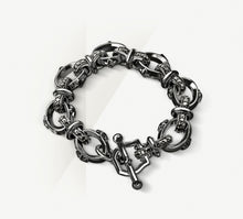 Load image into Gallery viewer, 19mm Signature Link Bracelet&lt;br&gt;Black Rhodium w/Pavé Diamonds
