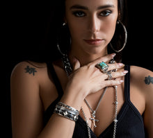 Load image into Gallery viewer, Phoenix Cuff / Sterling Silver
