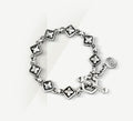 12.5 mm Box-Crown Bracelet<br>Sterling Silver