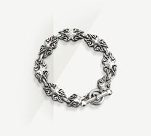 Load image into Gallery viewer, Fire &amp; Ice Bracelet&lt;br&gt;Sterling Silver
