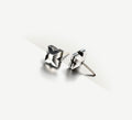 Crown Stud Earrings<br>in Sterling Silver