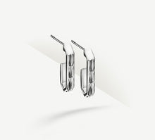 Load image into Gallery viewer, Crystal Earrings&lt;br&gt;in Sterling Silver
