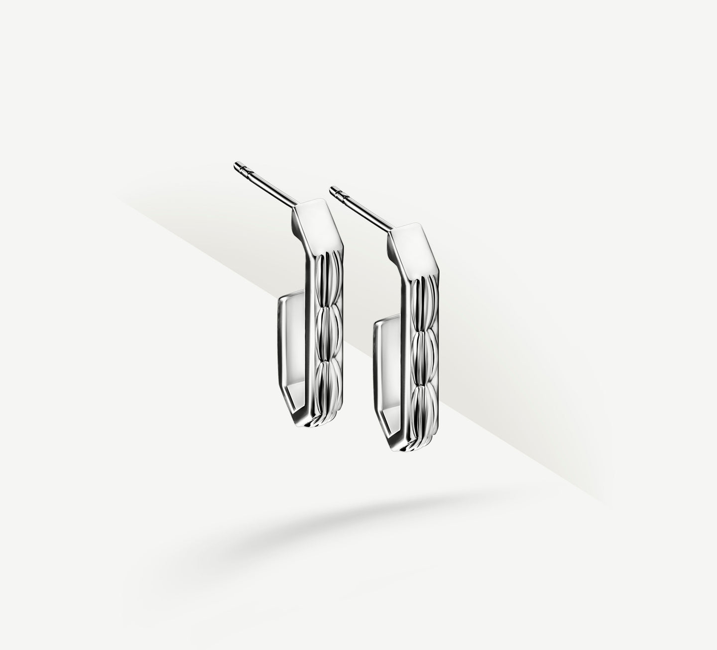 Crystal Earrings<br>in Sterling Silver