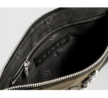 Load image into Gallery viewer, SAINTQ Flame Patch Clutch&lt;br&gt;w/Tri-Crown Detail
