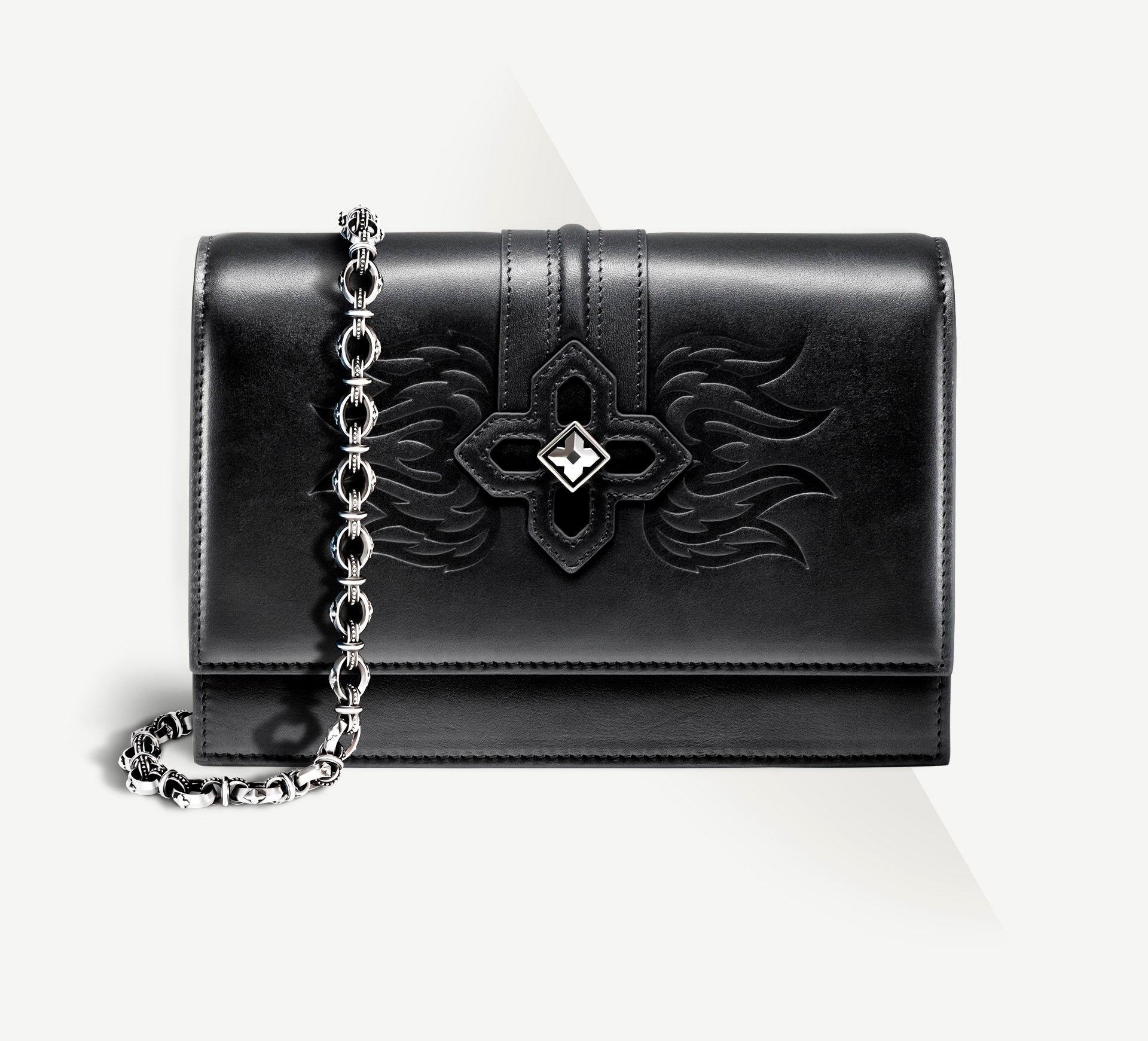 Fire & Ice / Midnight Black Purse