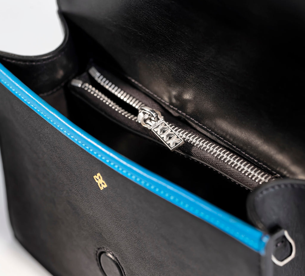 Fire & Ice / Midnight Black Purse