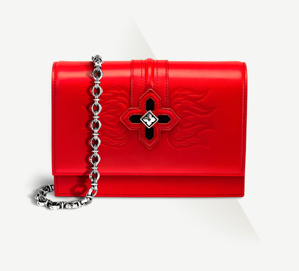 Fire & Ice / Scarlet Flame Purse