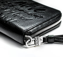 Load image into Gallery viewer, You&#39;re Alive Branded Black Leather Wallet
