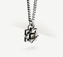 Load image into Gallery viewer, Onyx Snowflake Pendant

