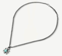 Load image into Gallery viewer, Turquoise Snowflake Pendant
