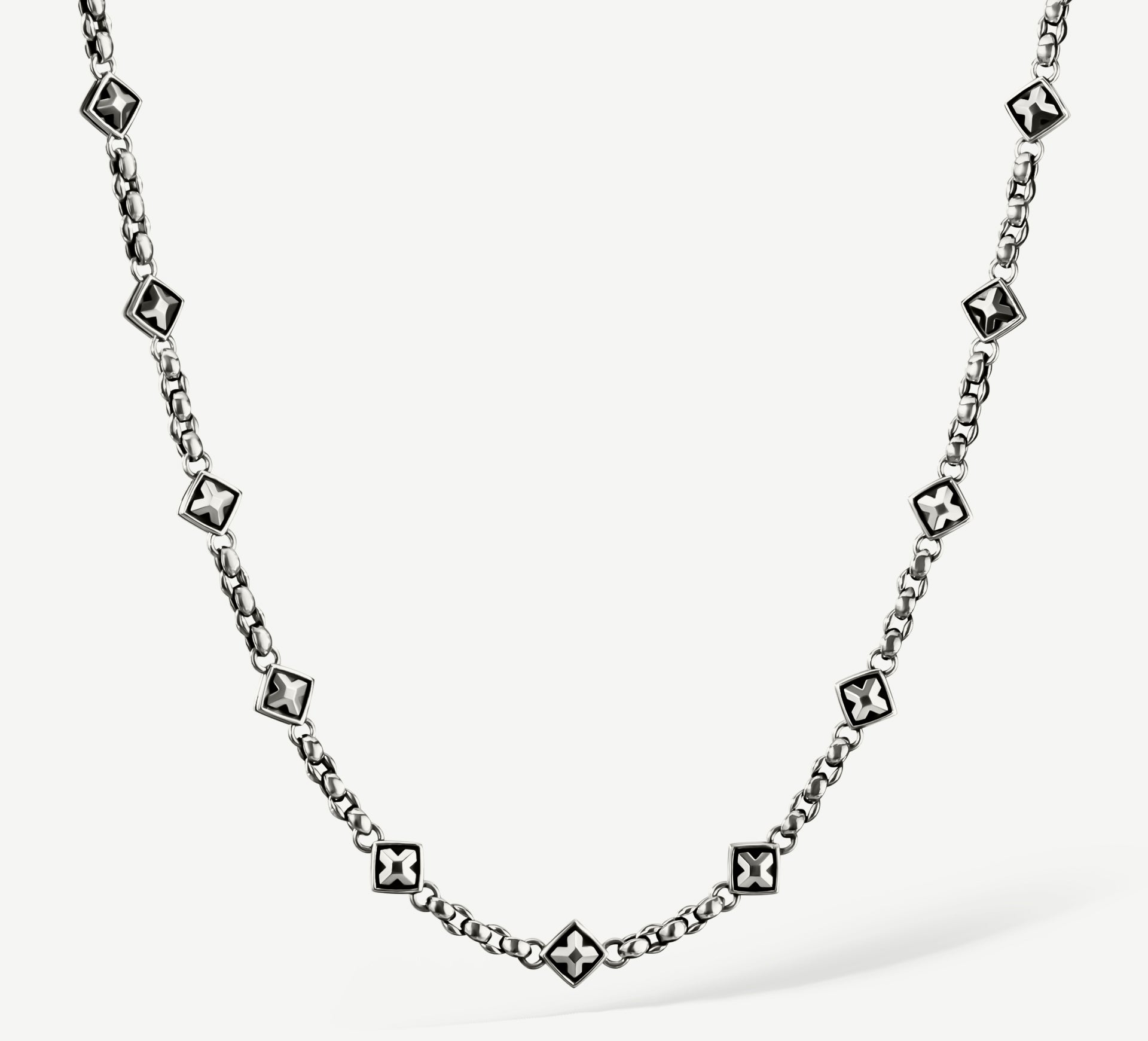 Box-Crown Omni Chain Necklace