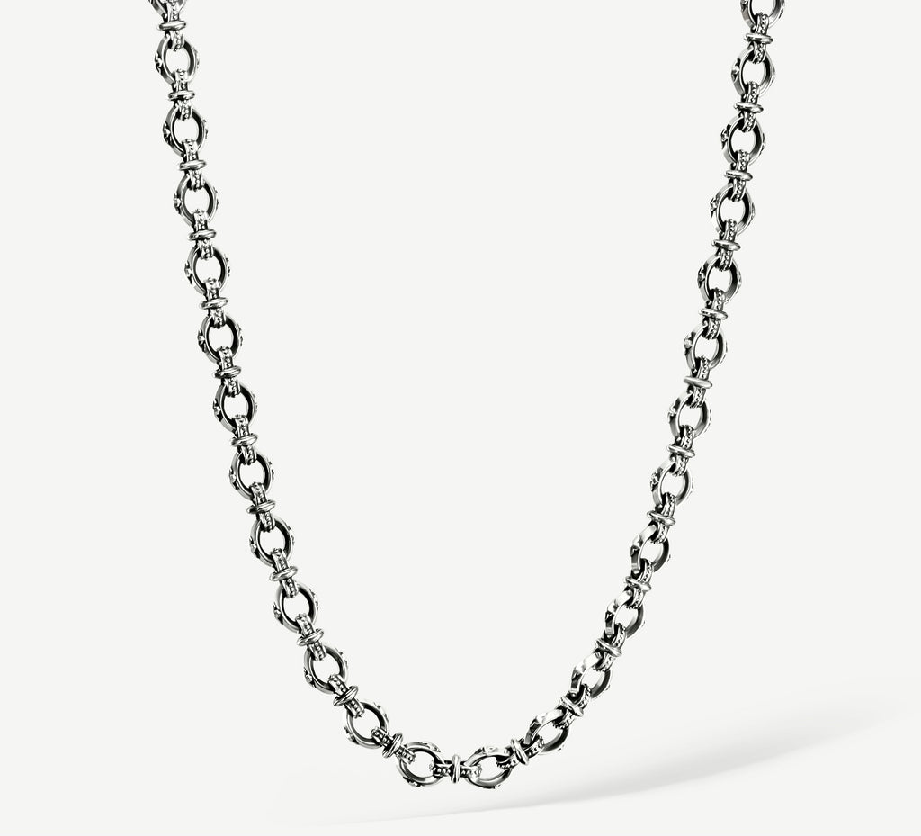 STQ Signature Link<br>Sterling Silver Necklace