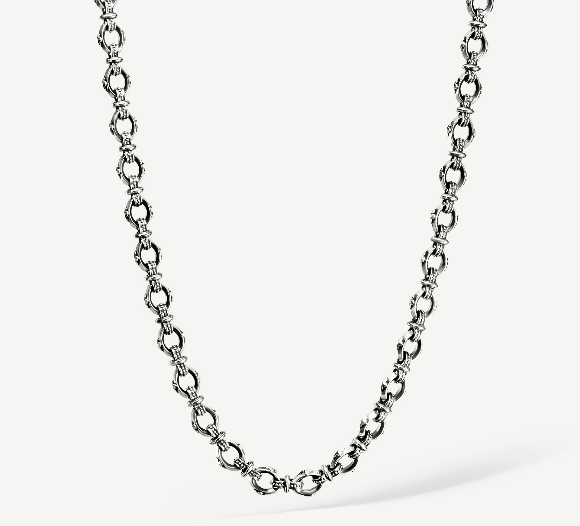 STQ Signature Link<br>Sterling Silver Necklace