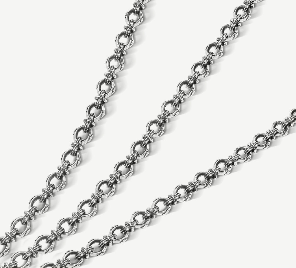 STQ Signature Link<br>Sterling Silver Necklace
