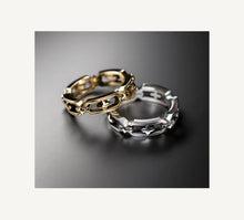 Load image into Gallery viewer, Crystal Link Stacker Band Ring
