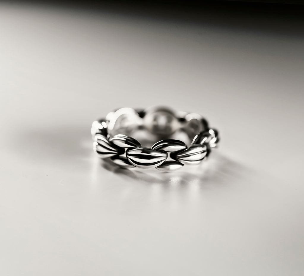 Omni Link Band Ring<br>in Sterling Silver