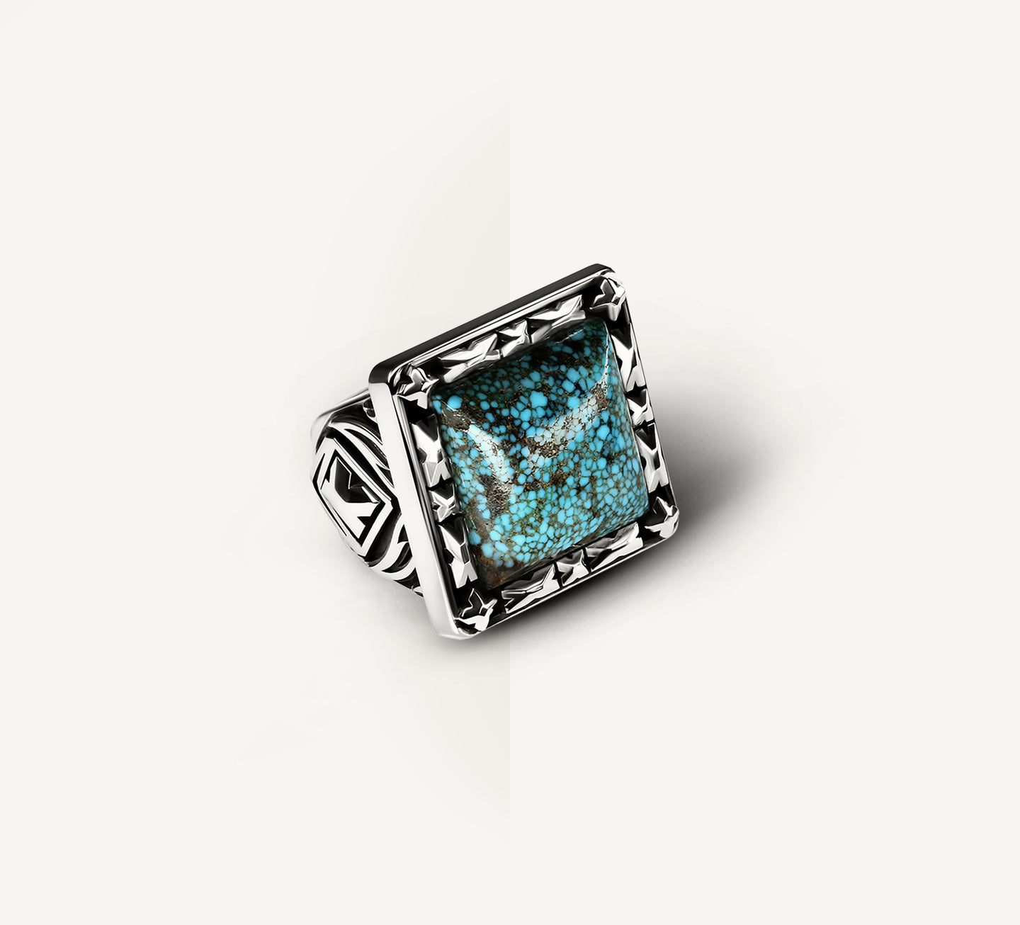Womens Fire & Ice Ring<br>w/Feature Center Stone