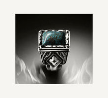 Load image into Gallery viewer, Womens Fire &amp; Ice Ring&lt;br&gt;w/Feature Center Stone
